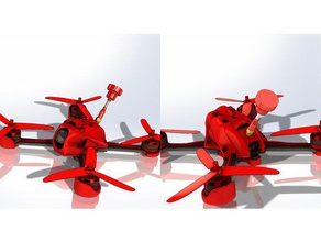 dron 218 kurbağa lite rc araçlar 3d print model - Mito3D