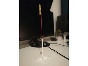 cohete stand mini silbato de cohetes otros fuegos artificiales 3d print model - Mito3D