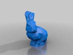 low poly bunny vase mode animals lowpoly lowpoly animal rabbit vasemode