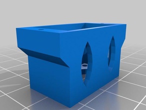 servo-halterung arduino servo titulaire de la carte robotique blau blauer bleu servohalter servohalterung 3d print model - Mito3D