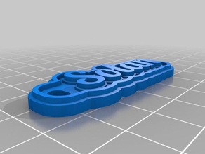 solan keychain keychains customized 3d print model - Mito3D