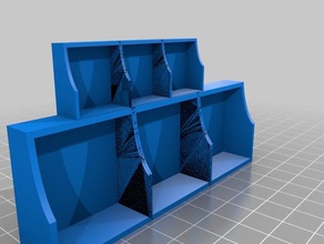 simple organizer containers 3d print model - Mito3D