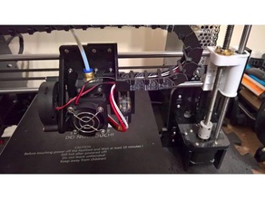 carrage chain sn04 sensor mount 3d printer parts anet a8 cable carraige e3d hotend v6 3d print model - Mito3D