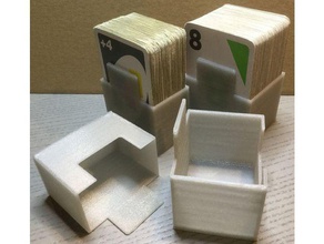personalizable openscad juego de tarjeta la caja contenedores 3d print model - Mito3D