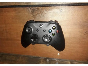 xbox one controller holder wall organization mount 3d print model - Mito3D