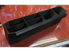large monitor back organizers office 3d print model - Mito3D