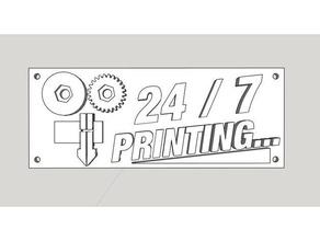 prusa i3 lcd de reemplazo signo 24 7 impresión geeetech 3d la impresora accesorios Impresora geetech pro 3d print model - Mito3D