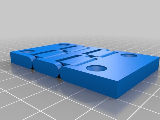hinge quadruple household 3D print model - Mito3D