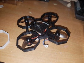 mobula7 telaio 3pieces 3d la stampa drone droni fpv tinywhoop piccolo urlo 3d print model - Mito3D