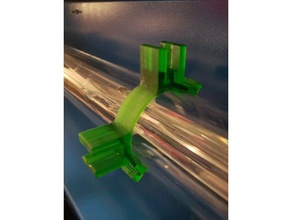 55 mm per montaggio su tubo versione 2 parti k40 laser di taglio incisore del supporto tubi 3d print model - Mito3D