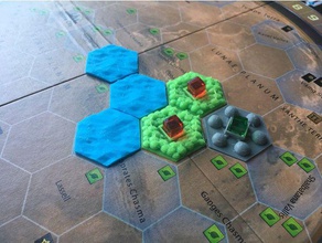 terraforming mars tiles set 3d printer accessories board games tokens 3d print model - Mito3D