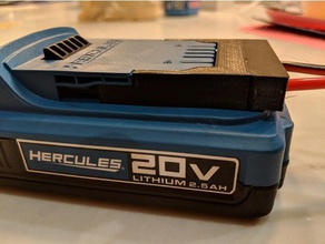 hercules battery adapter tools 3d print model - Mito3D