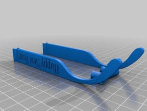 glowstick gafas feliz año nuevo 3d print model - Mito3D