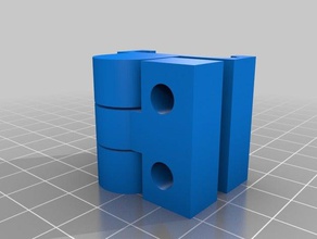meine individualisierte print-in-place-Scharnier-Draht-rack Organisation 3d print model - Mito3D