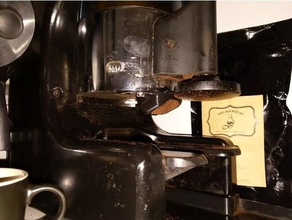 pavoni zip coffee grinder chute kitchen dining 3d print model - Mito3D