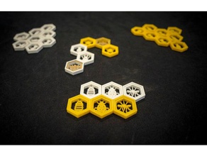 hive boardgame expansion bugs games 2 player boardgames board game chess piece strategy tabletop gaming 3d print model - Mito3D