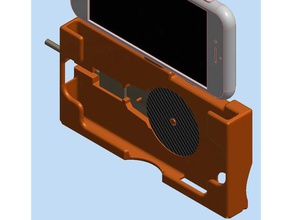 iphone 78 induktive Ladegerät mc ram-ball automotive 3d print model - Mito3D
