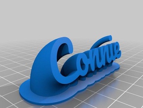 connie2 office personalizado 3d print model - Mito3D