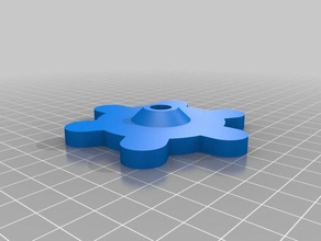mi personalizados tornillo de apriete manual partes 3d print model - Mito3D