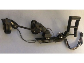 oculus rift pistola de stock -los la línea visión 2 rev juguete juego accesorios el adaptador fps toque monte tirador realidad virtual 3d print model - Mito3D