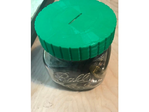 piggy bank 3d printing jar 3D print model - Mito3D