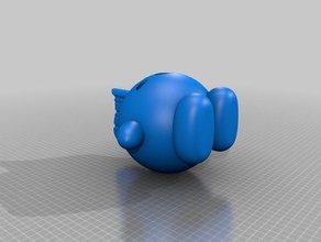 mohawk kirby nintendo durchsucht Replikate autodesk fusion 360 Niedlich kirby-Hüte punk 3d print model - Mito3D