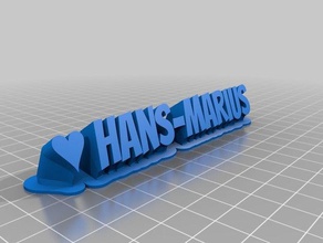 hans-marius office personalizzato 3d print model - Mito3D