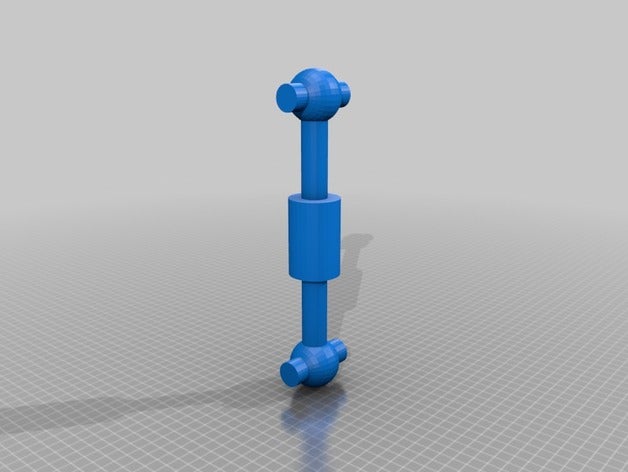 meu personalizados ho escala 187 cardanic transmissão customizible mecânico brinquedos 3D print model - Mito3D