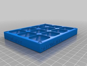 özelleştirilmiş manyetik vida traybox isteğe bağlı kapak benim diy 3d print model - Mito3D