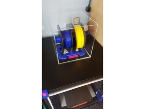 doble mesa soporte de bobina 3d la impresora accesorios Impresora La impresión en escritorio titular alojamiento el filamento ikea falta prusa wanhao 3d print model - Mito3D