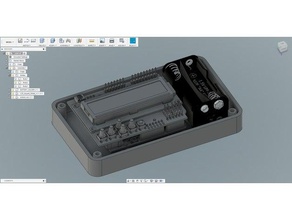 arduino uno keypad shield case electronics dfrobot lcdkeypadshield lrtimelapse 3d print model - Mito3D