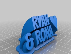 ryan rona de la oficina personalizado 3d print model - Mito3D
