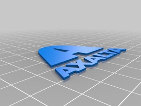 axalta logo 3d l'impression 3d print model - Mito3D