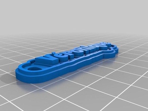 vero Schlüsselbund Schlüsselanhänger angepasst 3d print model - Mito3D