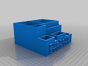 diabéticos caja de la fuente llanura oficina diabetes 3d print model - Mito3D