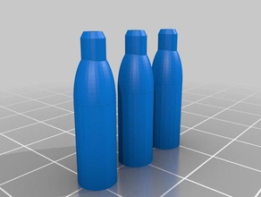 beer bottles real small food drink axial scx10 3d print model - Mito3D