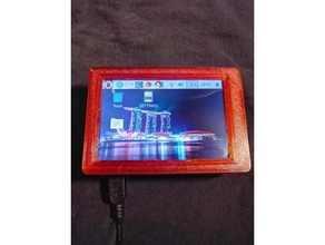 rasberry pi 3 35 tft case electronics 3d print model - Mito3D