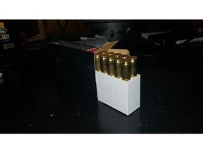 556-223 squared sport outdoors ammunition case holder 3d print model - Mito3D