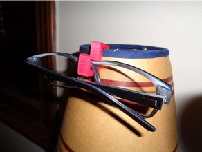 lunettes de titulaire table chevet lampe rien 3d print model - Mito3D