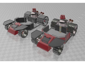 battaglia carro modelli 3d print model - Mito3D