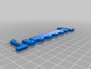 pegboard hex screwdriver holder organization customized 3d print model - Mito3D