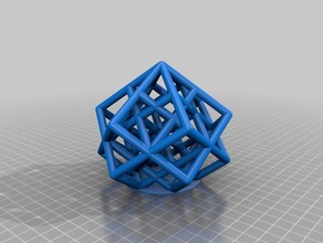 il mio personalizzato reticolo cubo torture test per la matematica arte 3d print model - Mito3D