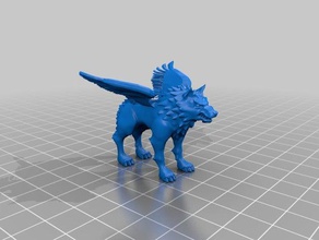 wolf wing 3d printing 3d print model - Mito3D