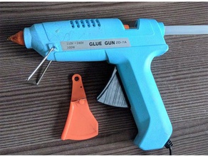 glue gun zd-7a trigger parts 3d print model - Mito3D
