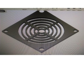 grille de ventilateur 40mm 3d les imprimantes 3d print model - Mito3D