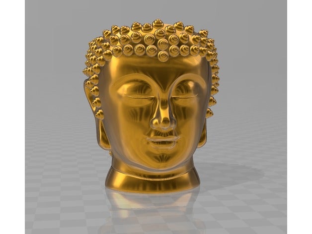 hi-res buddha fioriera le scansioni repliche art asiatica bouddha il buddismo la decorazione decorativo di scarico fleur testa alta ad risoluzione noleggi indiano relax scultura statua zen 3D print model - Mito3D