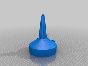 swing top bottle funnel household customized 3d print model - Mito3D