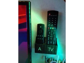 ır-uzaktan tutucu firetv tv 3d baskı 3d print model - Mito3D