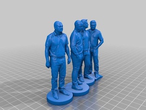 printle 259 262 homme heykeller 3d print model - Mito3D