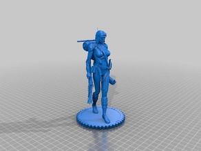 steampunk adventure fixed people 3d print model - Mito3D
